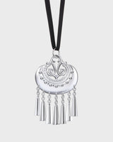 Moon Goddess ornament silver