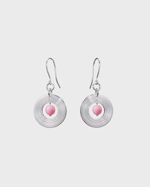 Pink Ribbon 2026 Kosmos earring silver