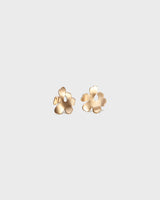 Unikko single miniature earring gold