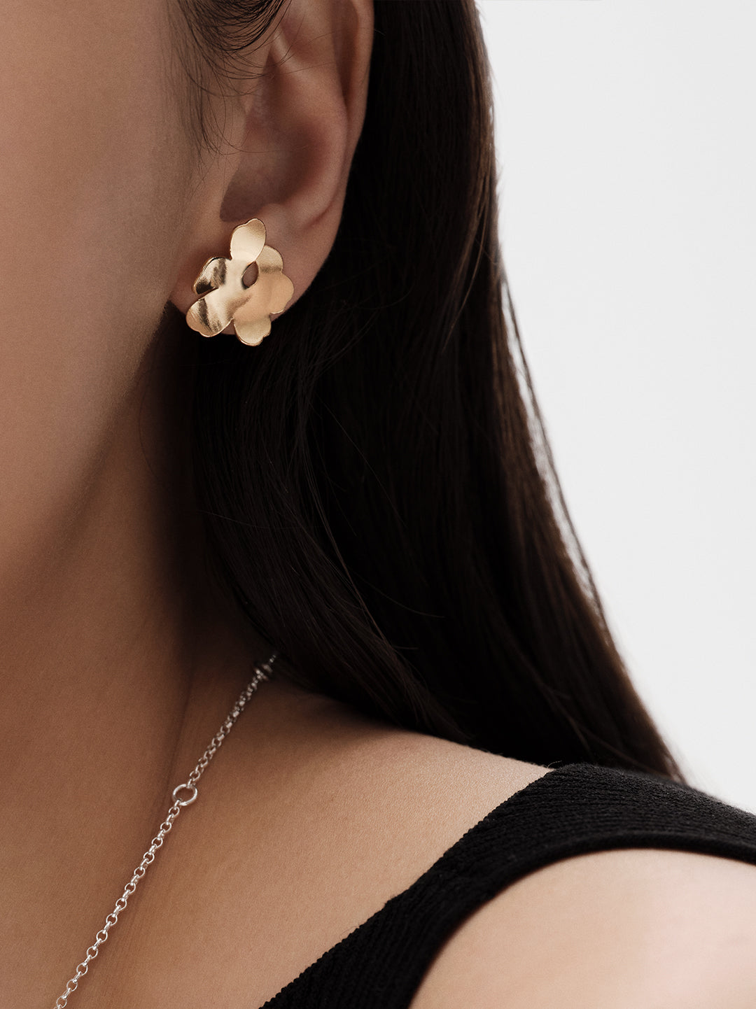 Unikko-korvakorut mini hopea