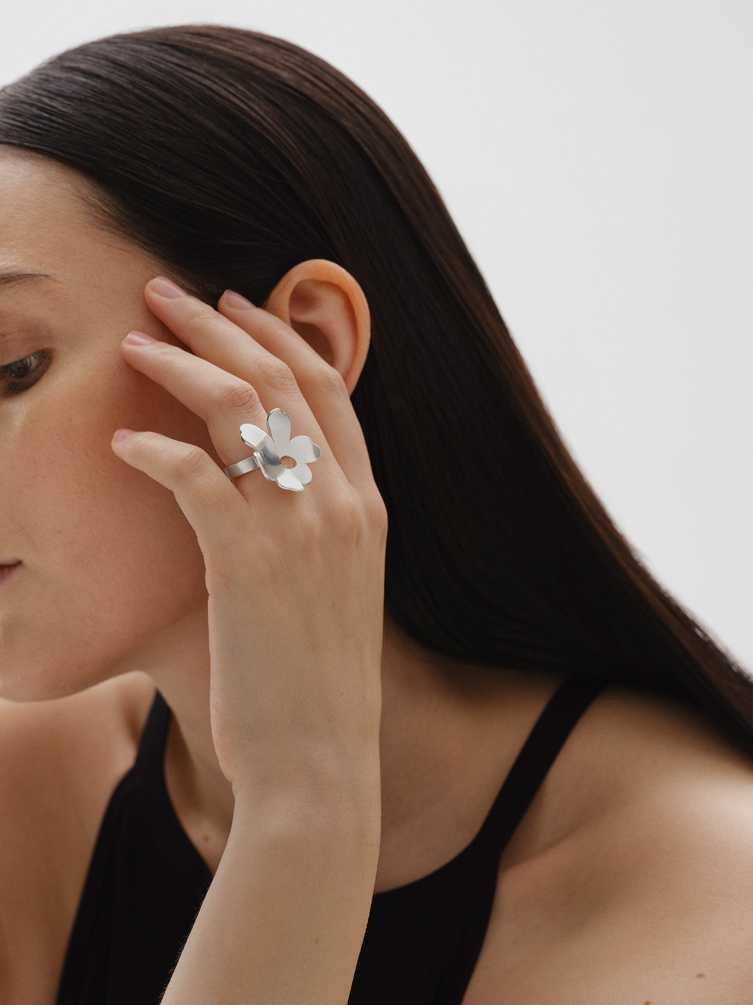 Unikko Ring Silver