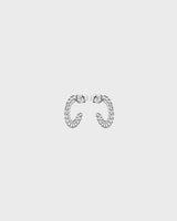 Valoisa single hoop earring small silver