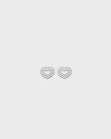 Valoisa single heart earring silver