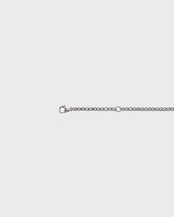 Oval pea chain extender 5/10 cm silver