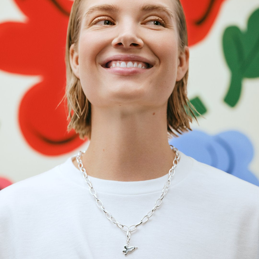 Kalevala x Marimekko Garden Kukasta kukkaan -hela hopea