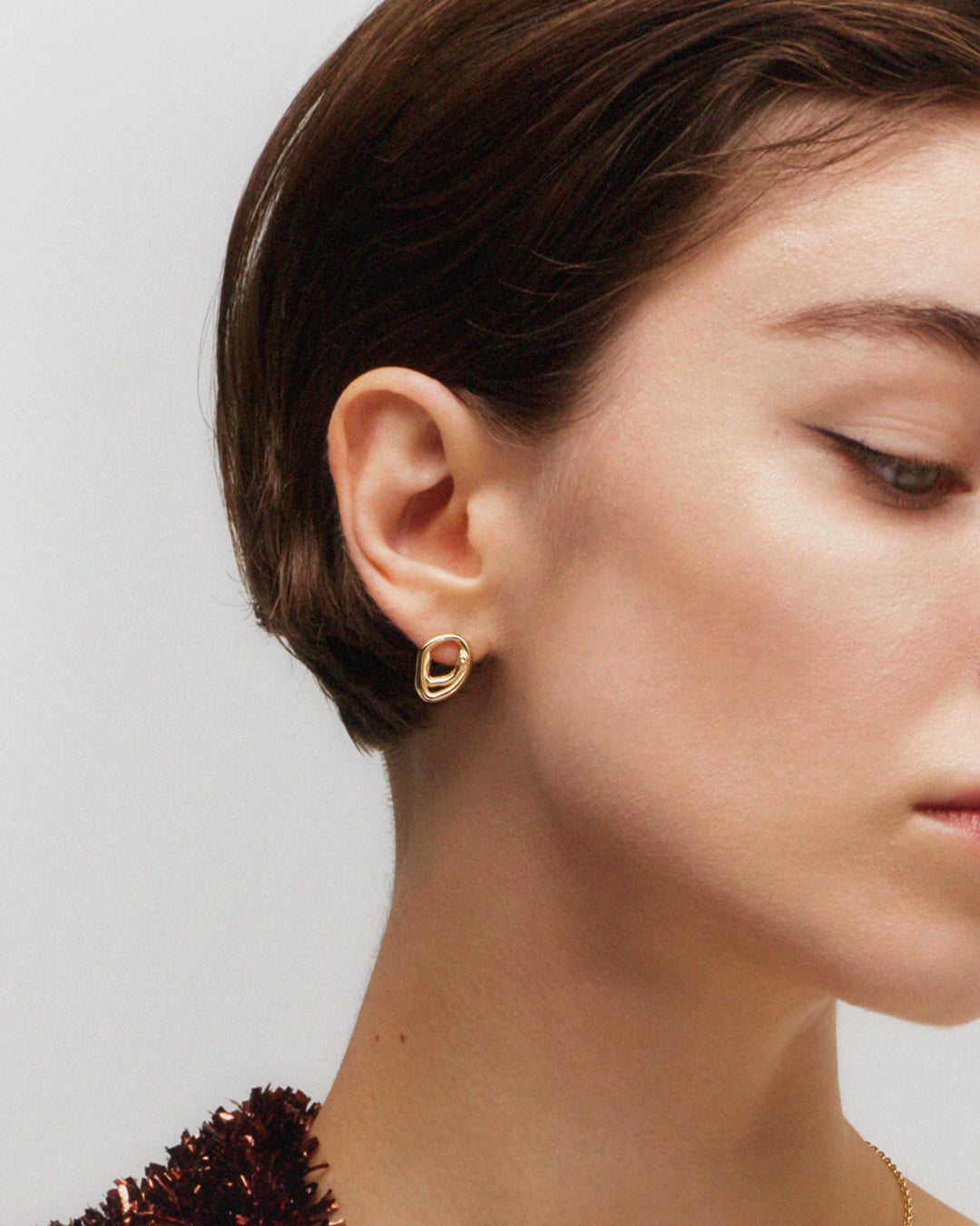 Männyt-korvakorut kulta 14K