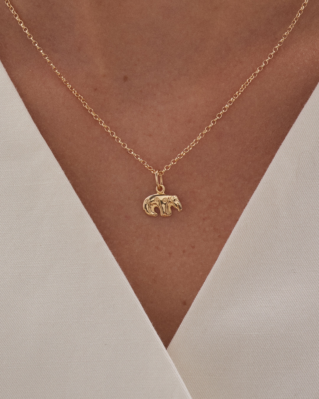 Kalevala Bear charm gold