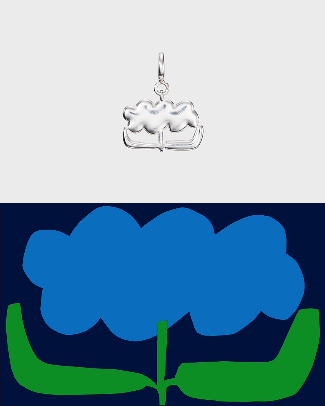 Kalevala x Marimekko Garden Rantakukka-hela hopea