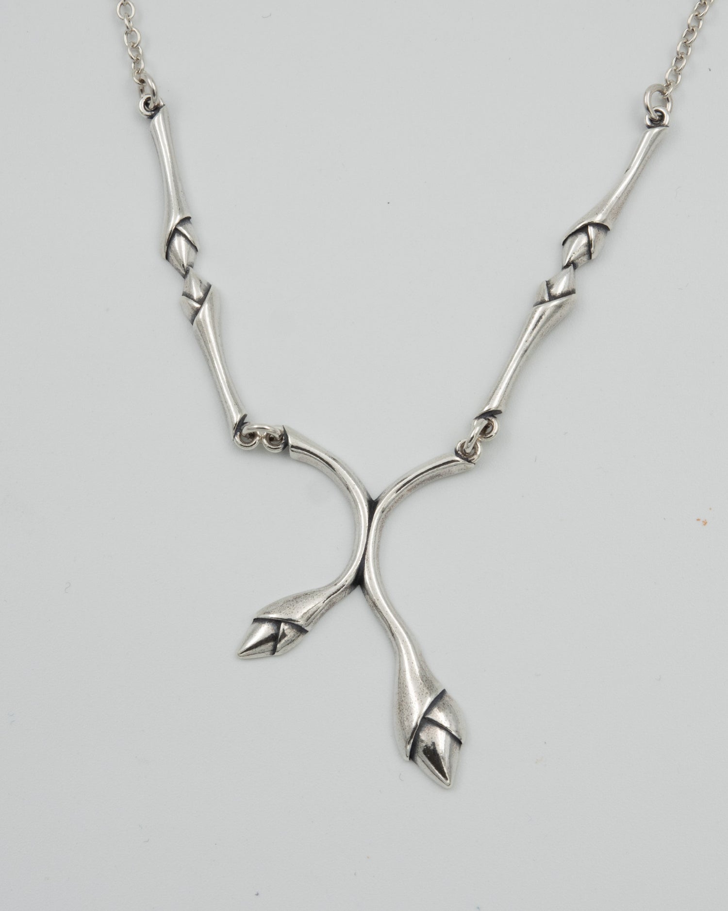 Kept Lumo necklace large 45 cm silver