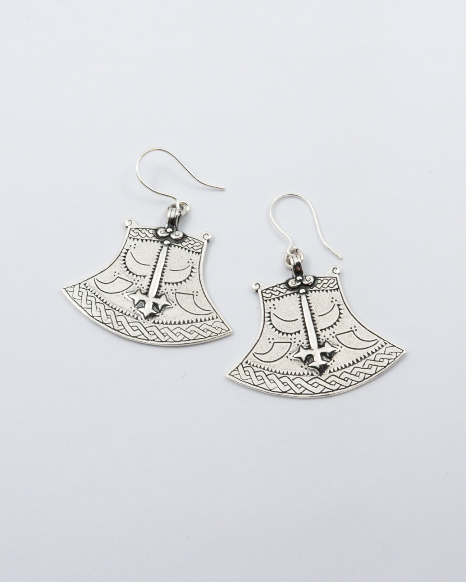 Kept Kuusamo ax earrings, large silver