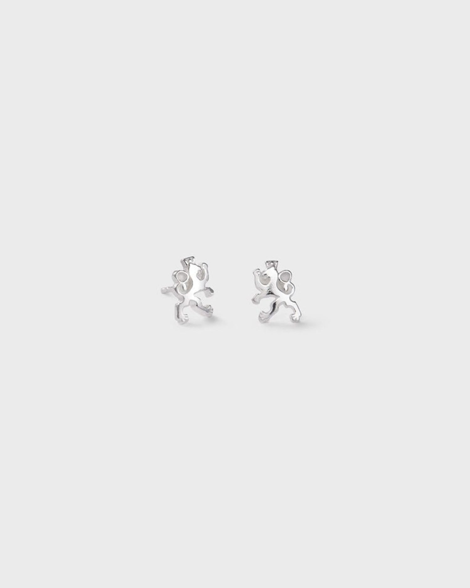 Kept Finnish lioness silver earrings