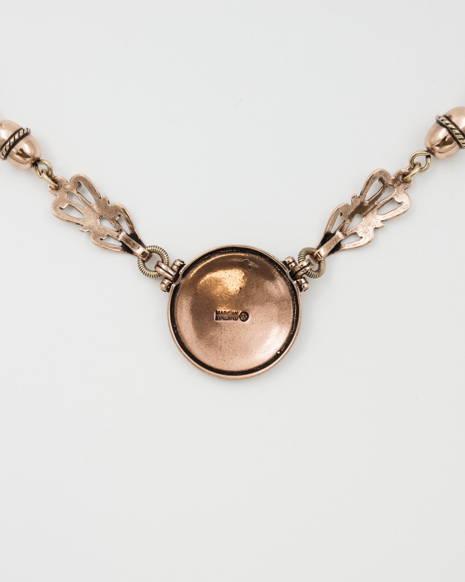 Kept Sun Lion necklace small 45 cm bronze