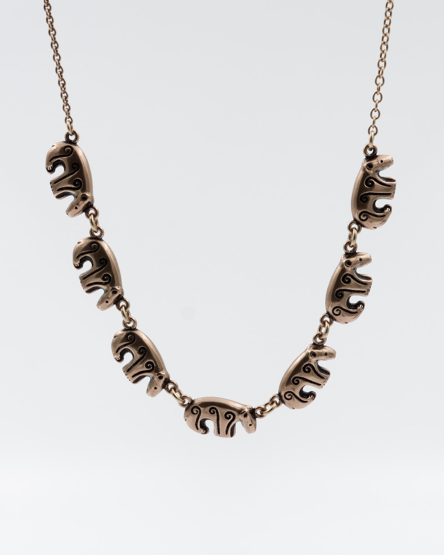 Held Kalevankarhu necklace 42/45 cm bronze