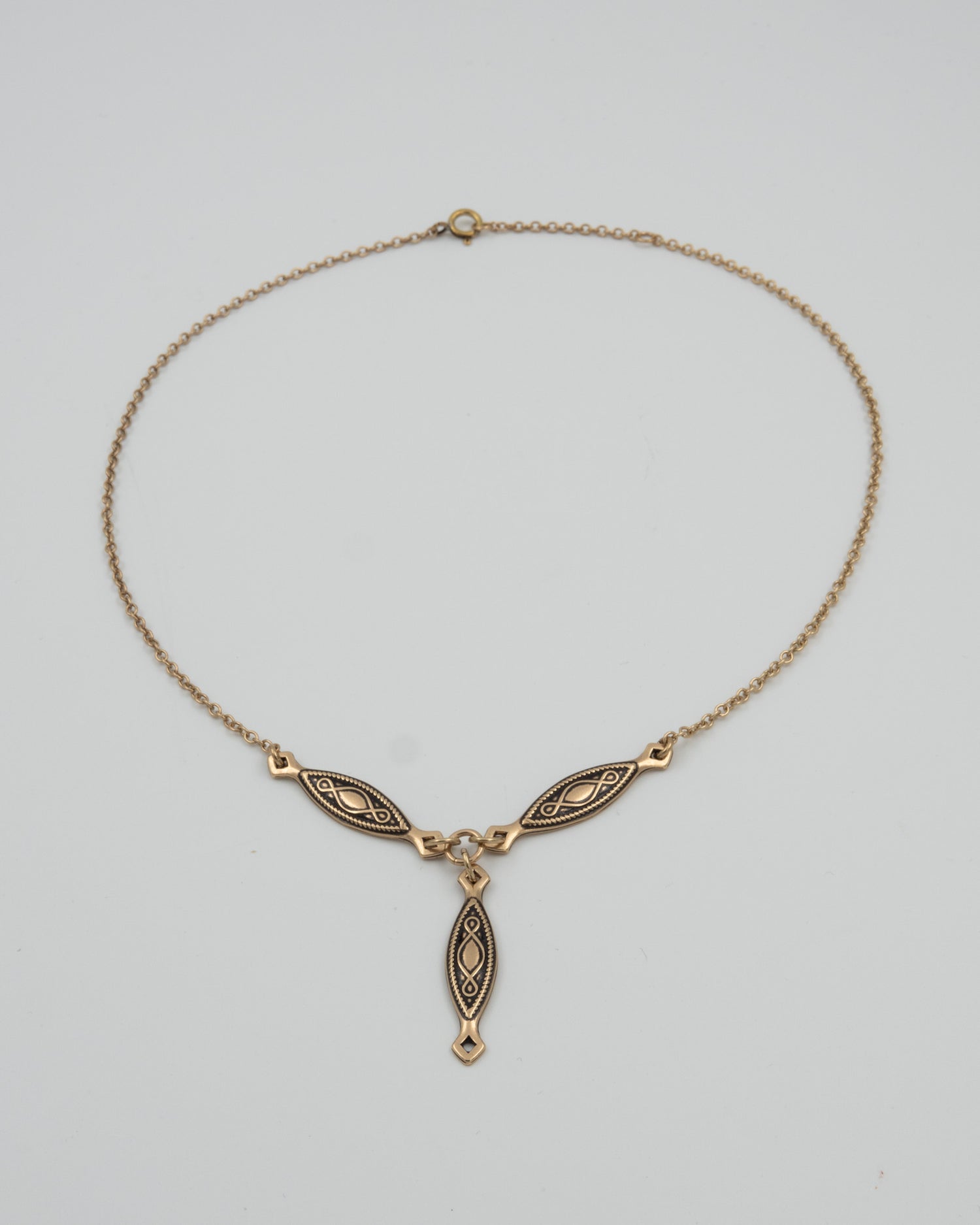 Kept Karelia necklace 42/45 cm bronze