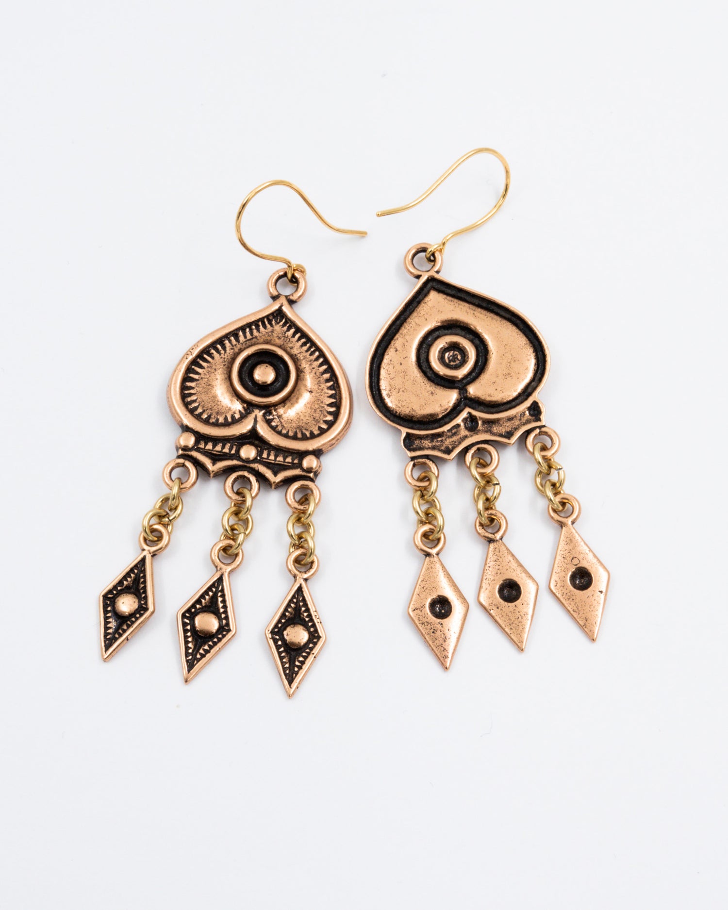 Heard Herttalehti earrings bronze