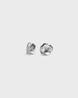 Summer Night Rose Earrings Small silver