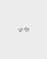 Summer Night Rose miniature earrings silver