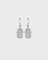 Moon Goddess Earrings small silver