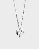 My Foolish Heart Necklace silver
