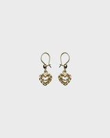 The heart of the house single earring gold
