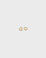 Valoisa single heart earring bronze