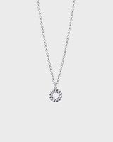 Circle of Light Miniature Pendant silver