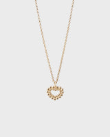 Circle of Light Heart Pendant Bronze
