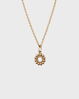 Circle of Light Miniature Pendant gold