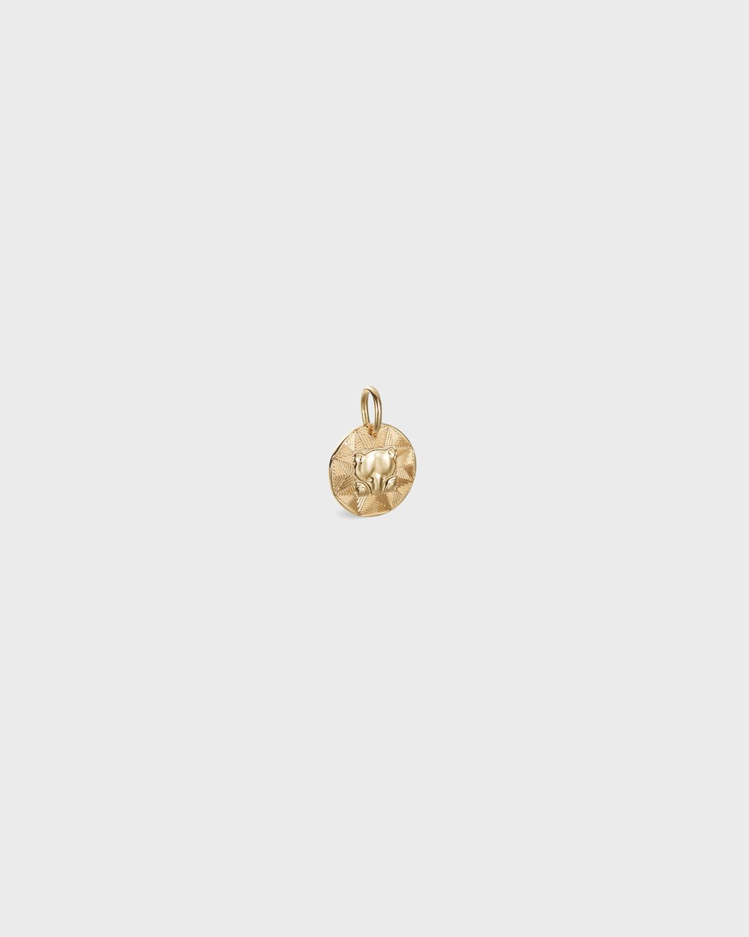 Amulet Charm small Kalevala bear gold