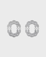 Maiden of the North Earrings silver