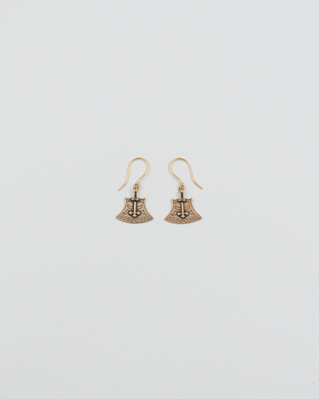 Kept Kuusamo ax earrings bronze