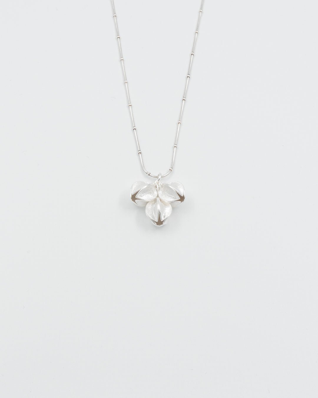 Held Snowflake pendant 3-flower silver 45 cm
